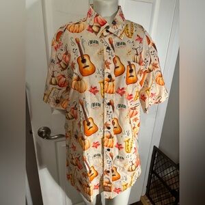 Abita Springs Fall Fest button up M NWOT